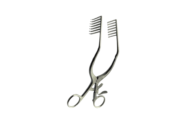 Retractor Self Retaining Miskimon Adson 7 X 7 Sharp Prongs 7.5inch Long